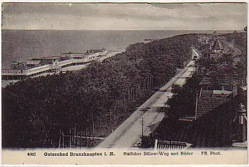 04390 Ak Mer Baltique Bad Brunshafen Bülow weg 1930
