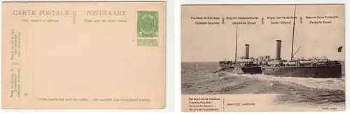04378 Objets entiers Ak Belgique Paquet bateau vers 1910