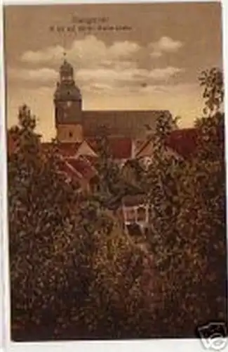 04304 Ak Harzgerode Blick zur St. Marinekirche 1930