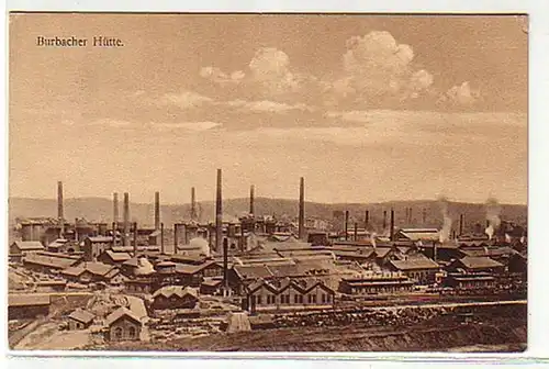 04297 Ak Burbacher Hütte Industrieanlagen um 1930
