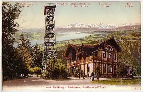 04286 Ak Suisse Uetliberg Restaurant Uto Kulm 1907