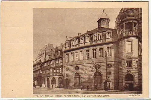 04221 Ak Frankfurt am Main "Goldener Schwan" um 1930