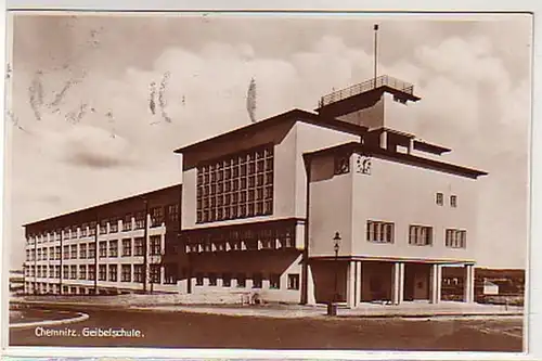 04218 Ak Chemnitz Geipelschule 1931