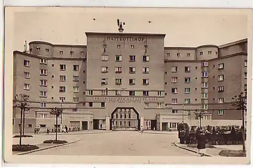 04212 Ak Wien Gemeinbau "Matteotti-Hof" vers 1930