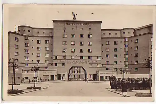 04212 Ak Wien Gemeindebau "Matteotti-Hof" um 1930