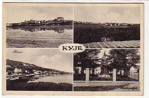 04201 Mehbild Ak Bohmen Kyje Aloisov 1939