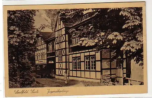 04183 Ak Saalfeld Saale Jugendherberge um 1930