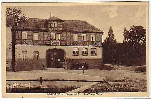 04132 Ak Paska Kreis Ziegenrück Gasthaus Funk 1941