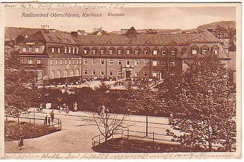 04086 Ak Radiumbad Oberschlema Kurhaus Westseite 1930