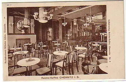 04053 Ak Reichs-Cafee Chemnitz in Sachsen 1933