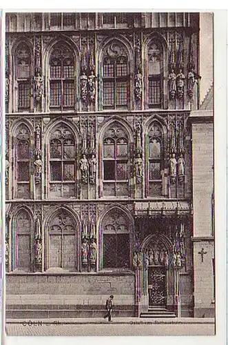 04046 Ak Cöln am Rhein Detail am Rathausturm 1908