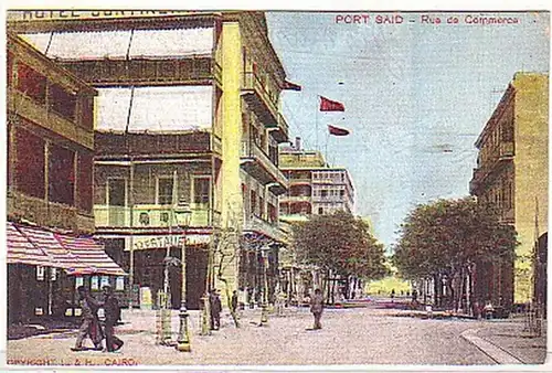 04009 Ak Port Said Rue de Commerce 1920