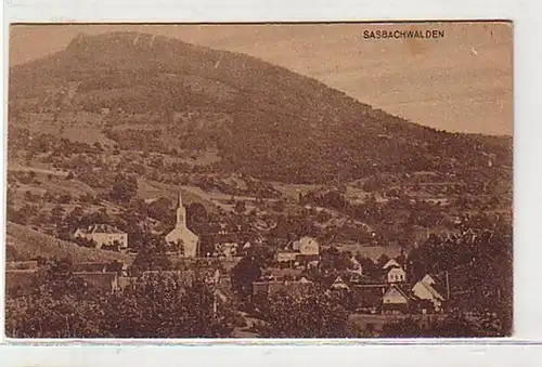 0398 Ak Sasbachwalden Vue totale vers 1930