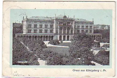 03949 Ak Gruß aus Königsberg in Ostpreußen Universität