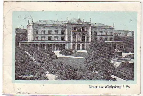 03949 Salutation de Königsberg à l'Université de Prusse orientale