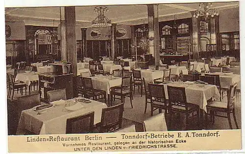 03919 Ak Berlin Linden Restaurant 1919