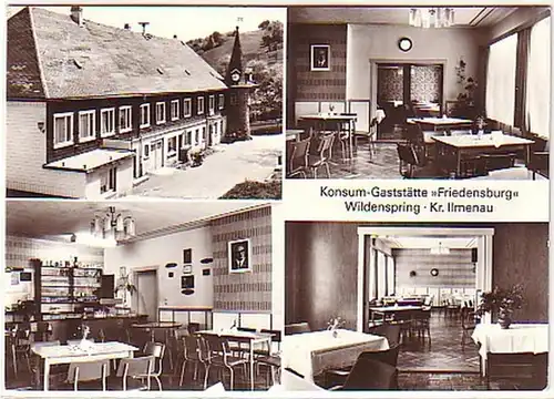 03902 Mehrbild Ak Wildenspring Kreis Ilmenau HOG 1981