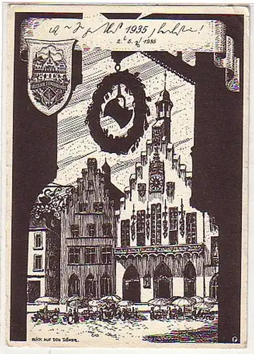 03900 Ak Frankfurt am Main Stenografentag 1935
