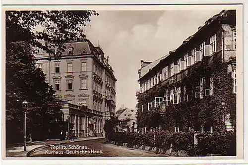 03741 Ak Böhmen Teplitz Schönau Maison allemande 1940