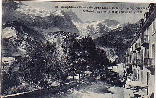 03729 Ak Dauphine Frankreich Alpen Hotel 1926