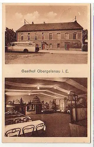 03725 Ak Gasthof Obergelenau dans les monts Métallifères 1937