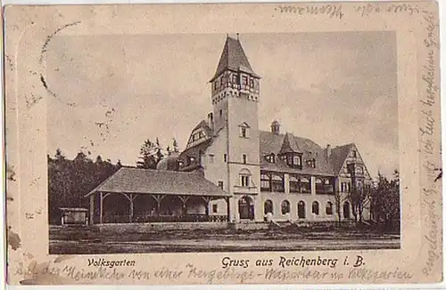 03714 Ak Böhmen Gruss aus Reichenberg 1902