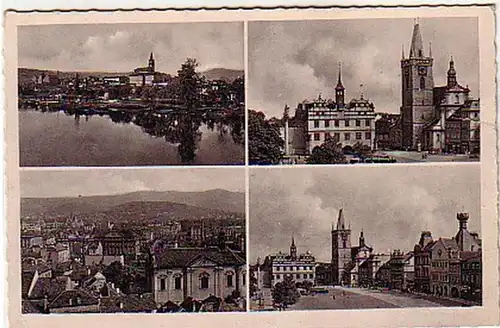 03708 Ak Böhmen Leitmeritz an der Elbe um 1930