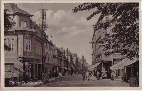 03697 Ak Glauchau Sachsen Leipzigerstrasse 1939