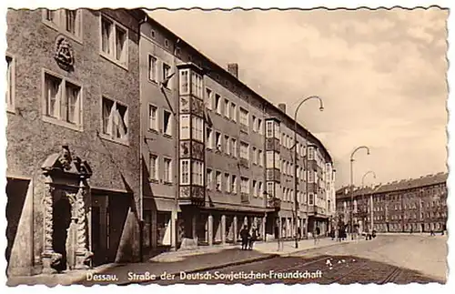 03695 Ak Dessau Straße der dt. sowjetischen Freundschaft