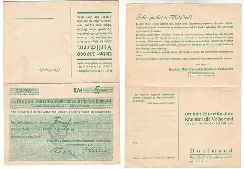 03680 Ak Mittelstandskrankenkasse Dortmund um 1940