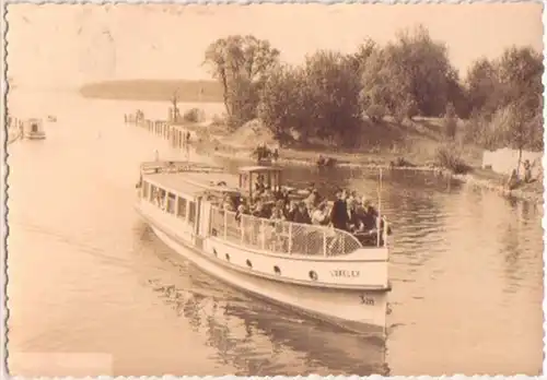 03676 Ak Plauer Lac avec vapeur Loreley 1962