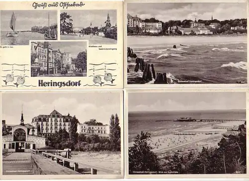 03675/4 Ak Balte balnéaire Heringsdorf vers 1950