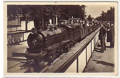 03657 Ak München Ausstellungspark Liliputbahn 1928