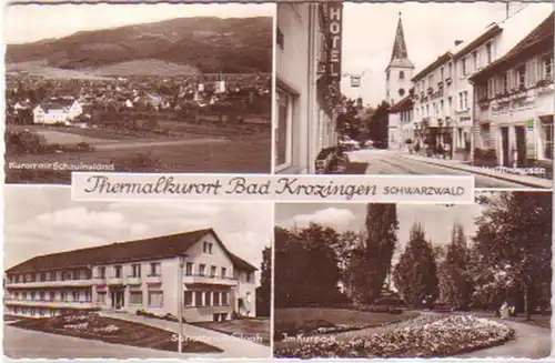03648 Multi-image Ak station thermale Bad Krozingen 1959