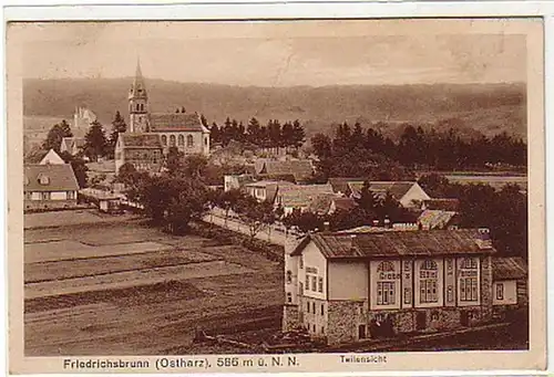 03636 Ak Friedrichsbrunn Ostharz Hotel und Pension 1914