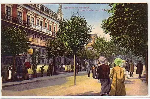 03612 Ak Seebad Ahlbeck Strand Hotel vers 1910
