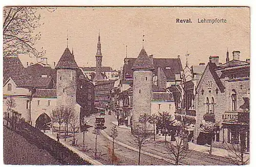 03583 Ak Reval Tallin Estland Lehmpforte um 1930