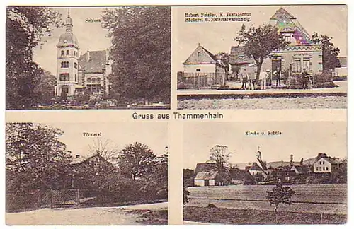 03576 salutation Ak de Thammenhain boulangerie, etc. 1911