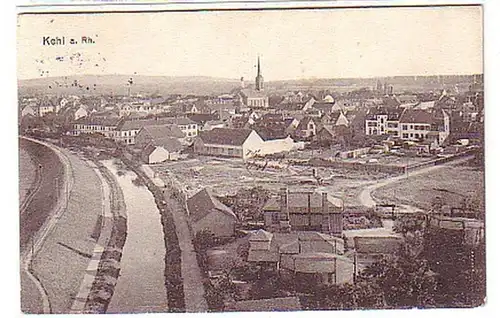 03575 Ak Kehl am Rhein Vue d'ensemble 1912