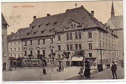 03574 Ak Böhmen Eger Wollensteinhaus um 1915