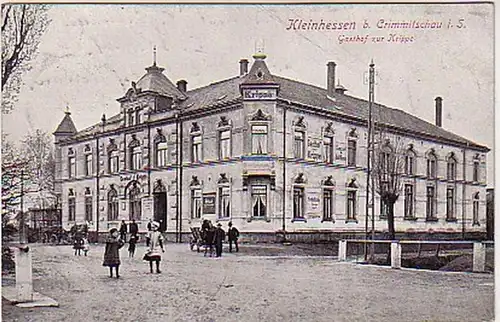 03570 Ak Kleinhessen bei Crimmitschau Gasthof 1915