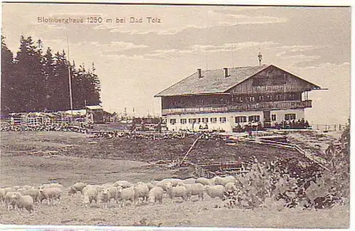 03560 Ak Blomberghaus bei Bad Tölz um 1920
