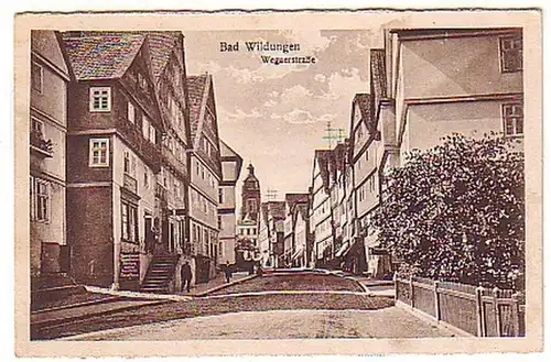 03545 Ak Bad Wildungen Wegaerstrasse 1921