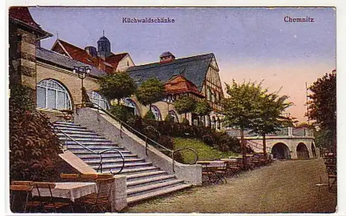 0313 Ak Chemnitz Küchenwaldschunke 1928