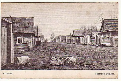03502 Ak Slonim Tatarska Strasse um 1915