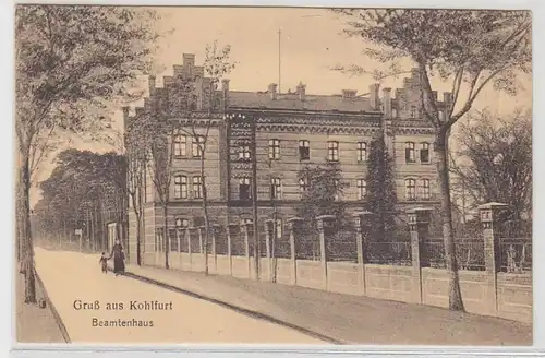 03472 Ak Salutation de Kohlfurt Maison des fonctionnaires vers 1930
