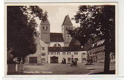 03460 Ak Steingaden Oberbayern Marktplatz 1934