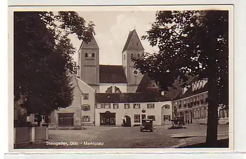 03460 Ak Steingades Oberbayern Marktplatz 1934