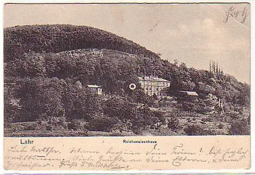 03453 Ak Lahr Reichswaisenhaus 1909
