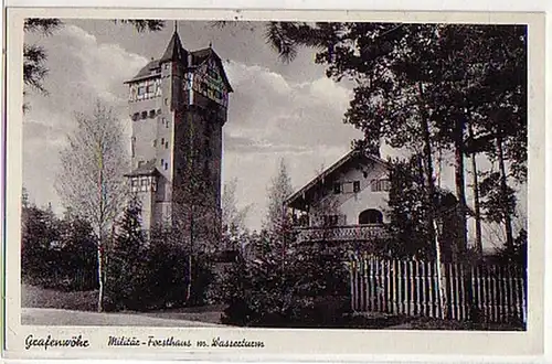03451 Ak Comtewöhr militaire Maison forestière m. Tour d'eau 1935
